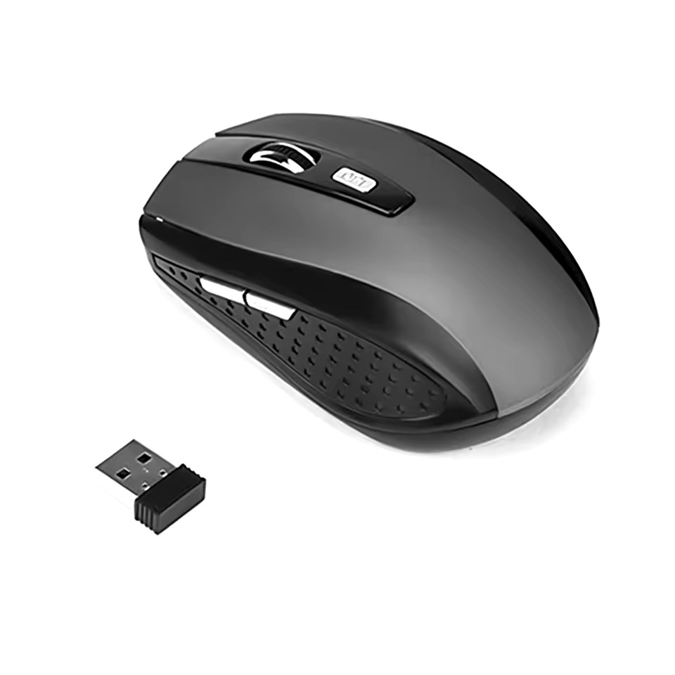 Souris sans fil 2.4G, niveaux DPI réglables, compatible avec avec le bureau…