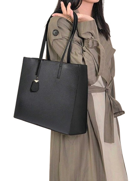 Sac à main en cuir souple, Sac à bandoulière simple avec fermeture éclair