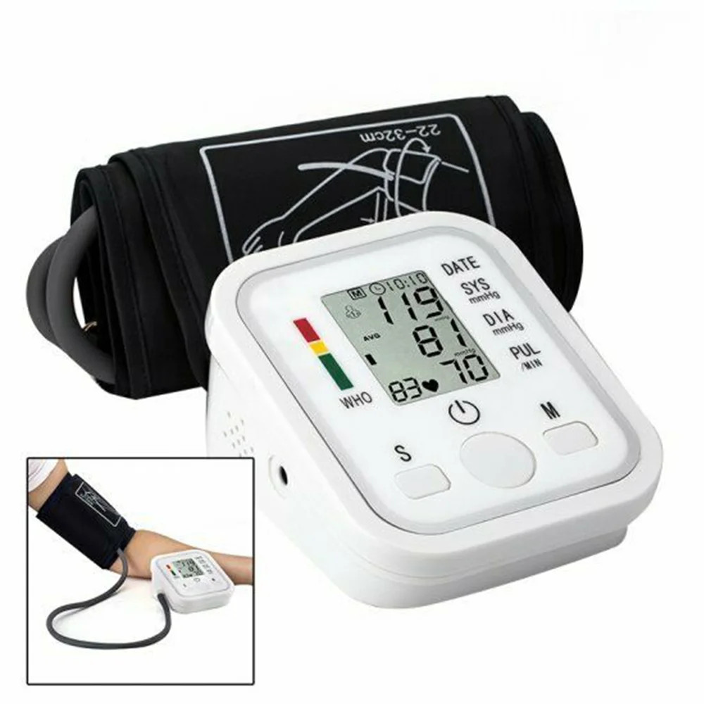 Tensiomètre numérique automatique pour bras avec brassard large