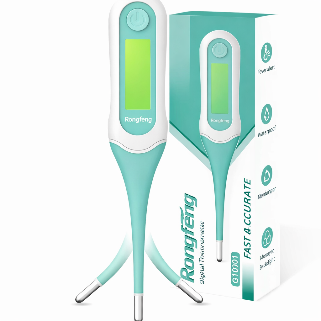 Thermomètre numérique rectal-de mesure rapide avec alarme de fievrre