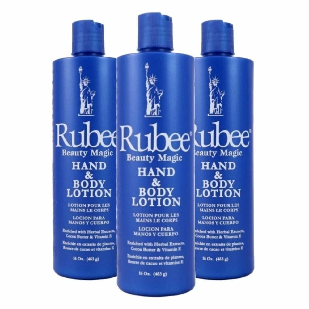Lotion Corps et Mains Rubee 16 Oz Lot de 3