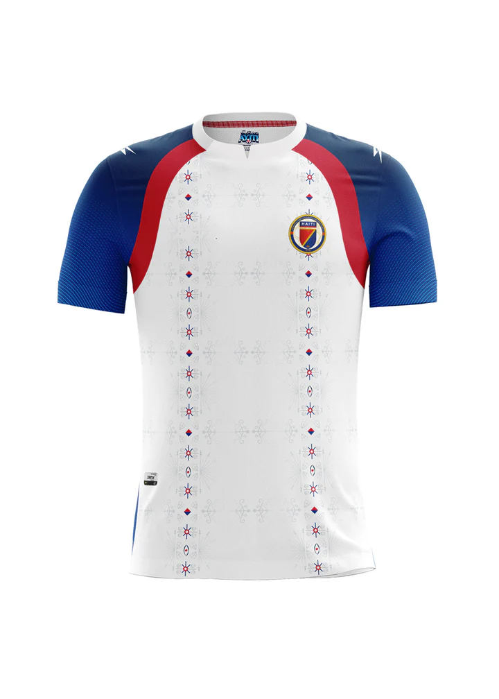 Maillot Haiti Grenadiers, Extérieur Blanc, Away Kit Mondial 2026