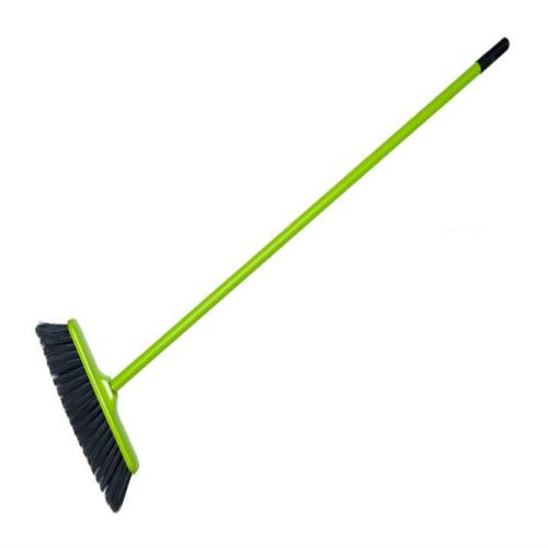 Balai de Maison Vert avec Manche Long et Brosse Noire – Balai de Nettoyage …