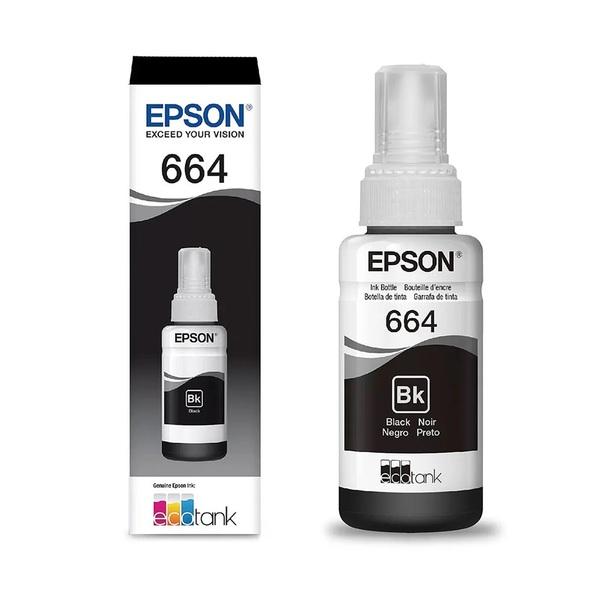 Encre Epson 664 Noir pour Imprimante EcoTank