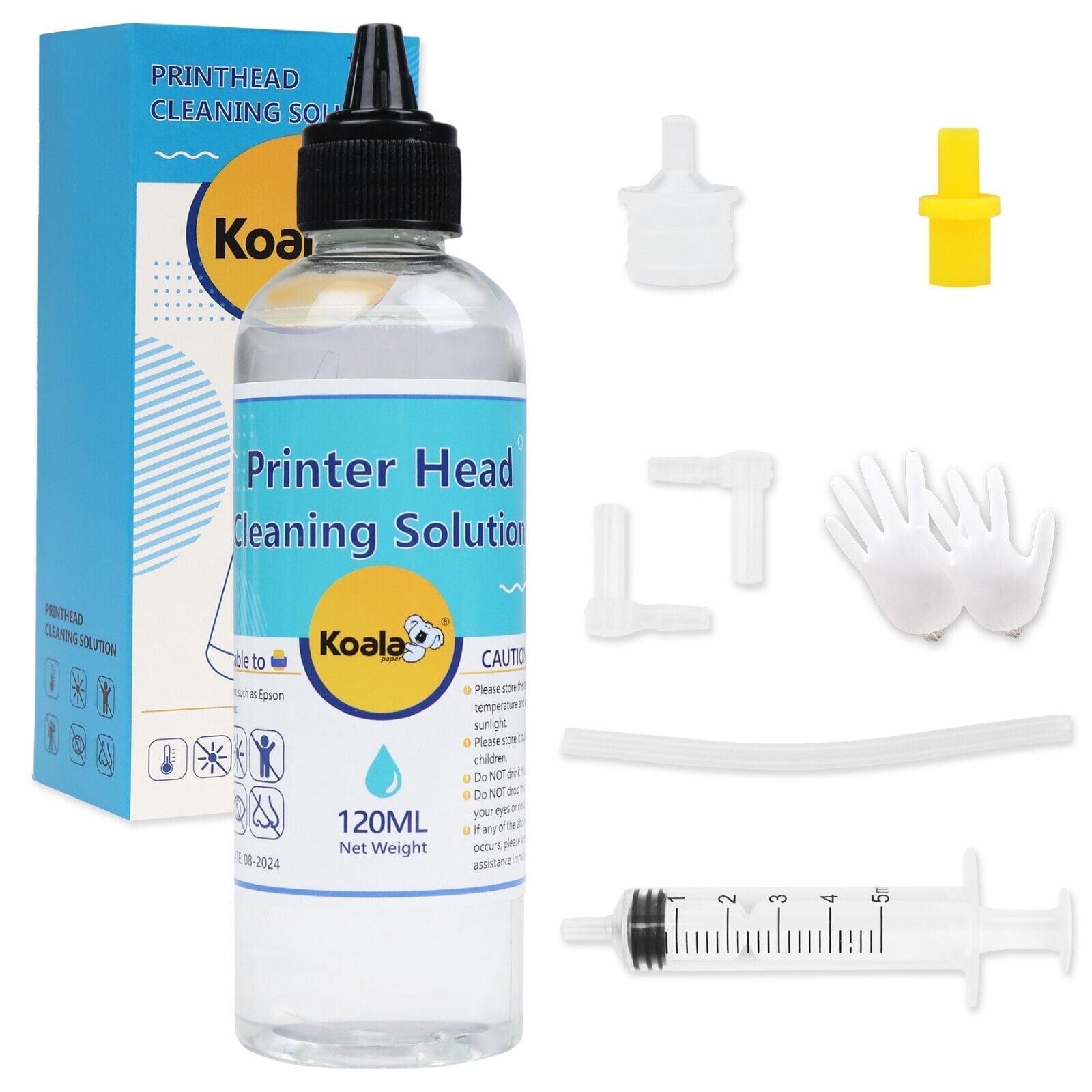 Kit de Nettoyage Tête d'Impression 120 ml pour Epson HP Canon Brother