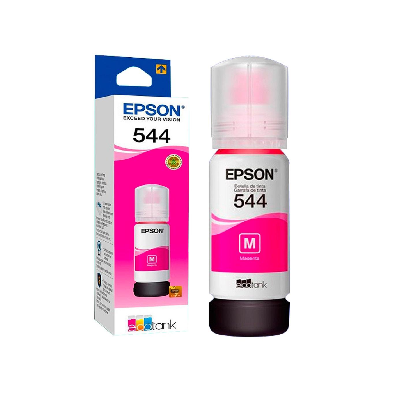 Encre Epson 544 Magenta Originale pour Imprimante EcoTank