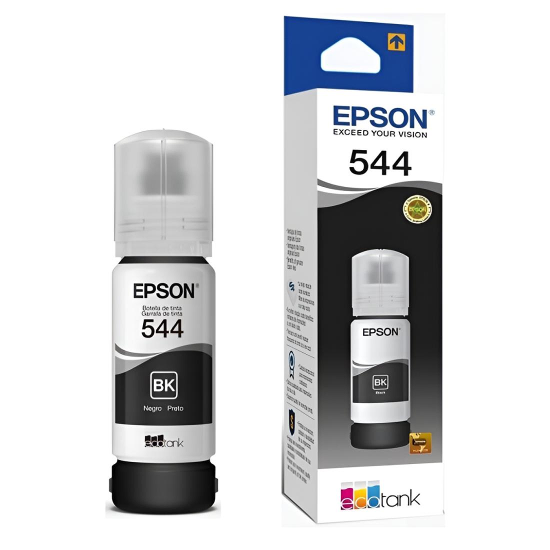 Encre Epson 544 Noir Originale pour Imprimante EcoTank