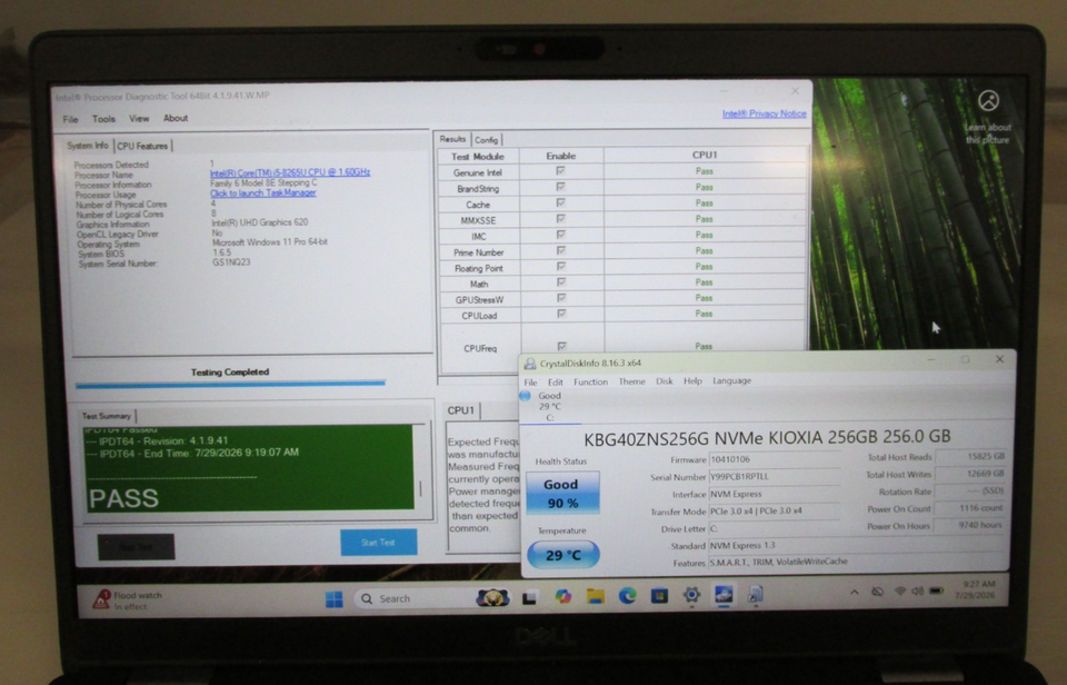 Dell Latitude 5400 - i5 8ᵉ Gen - 16 Go - SSD 256 Go - Windows 11 Pro